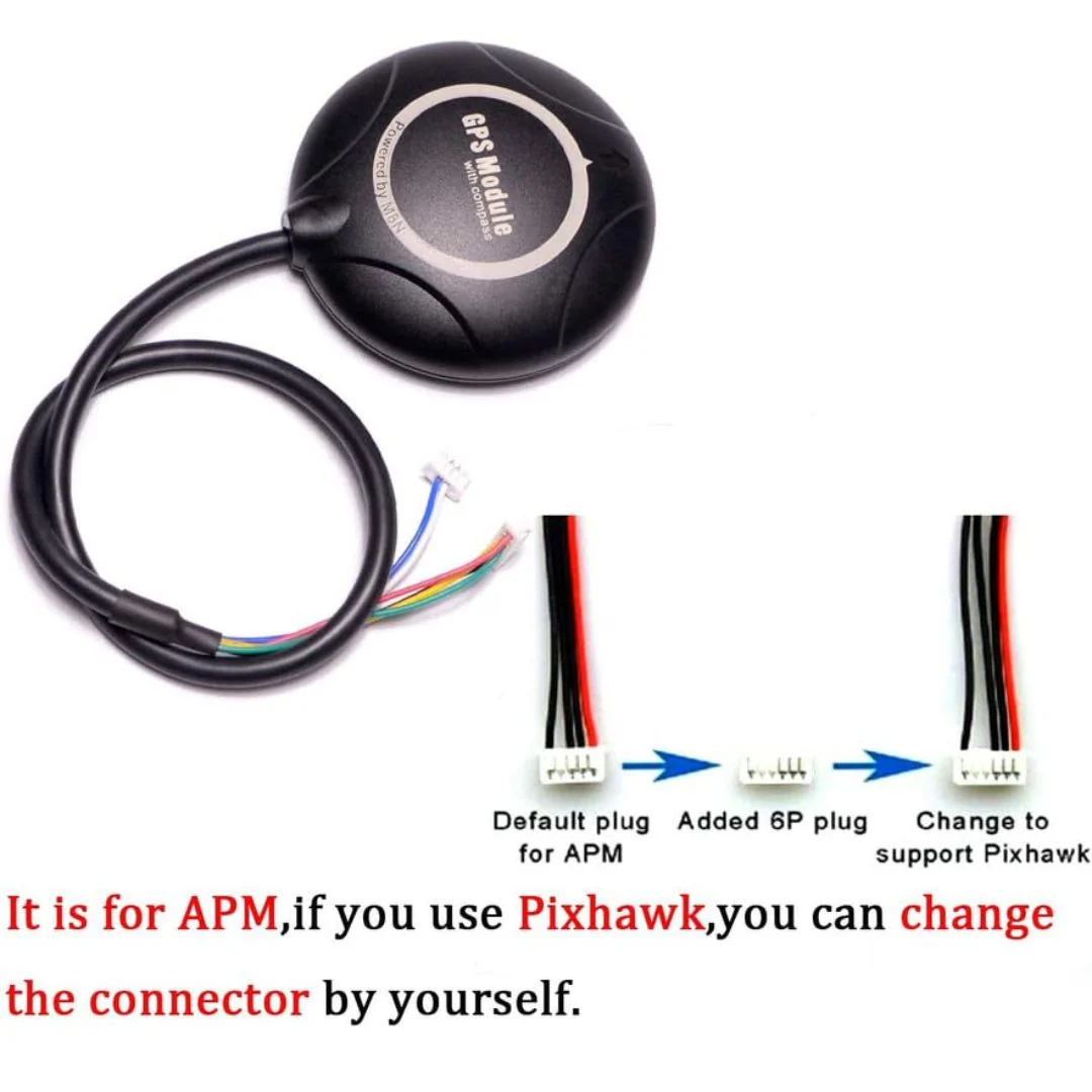 NEO GPS Module with Compass for APM with extra connector for Pixhawk - Image 3