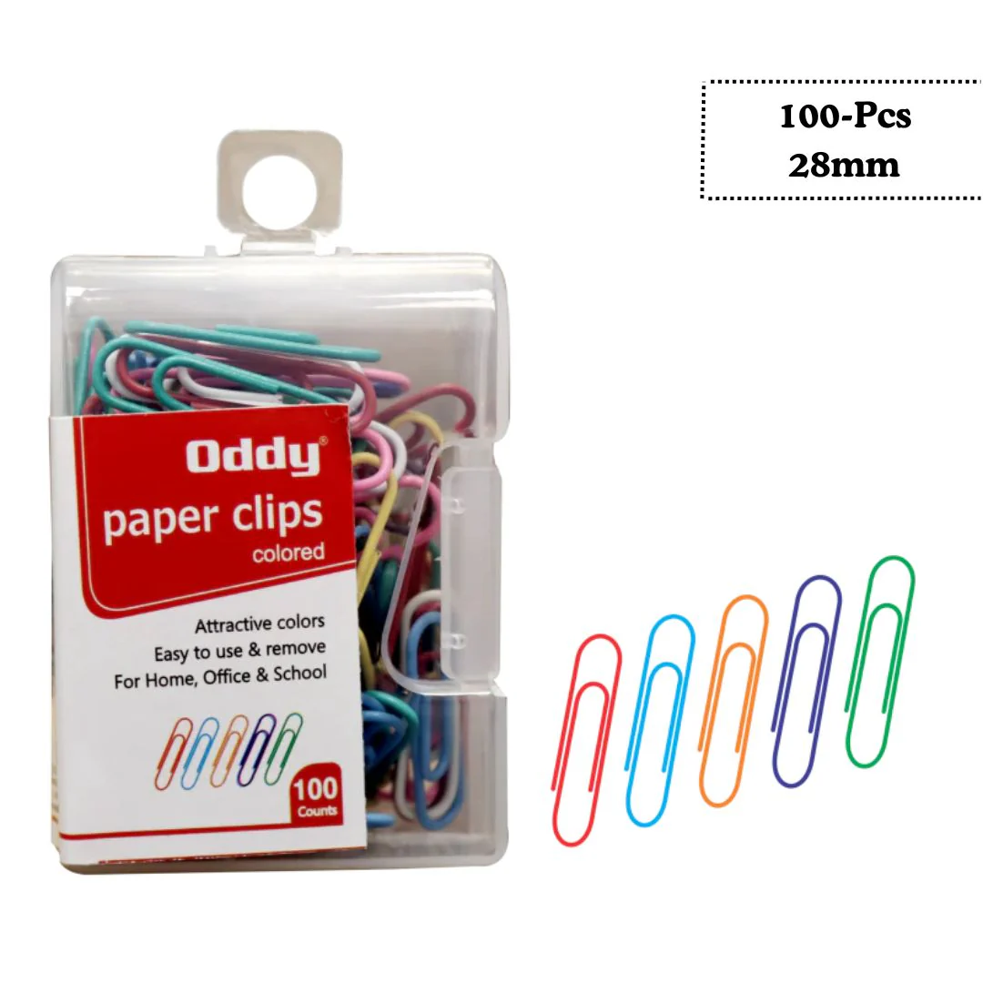 Oddy: Multi-Colored Vinyl Coated Paper Clip - Image 3