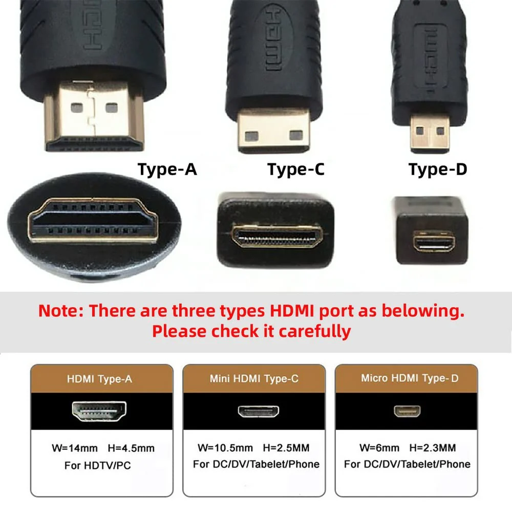 Official Standard Male HDMI Cables to xxxx-Male HDMI for Raspberry Pi - Image 7