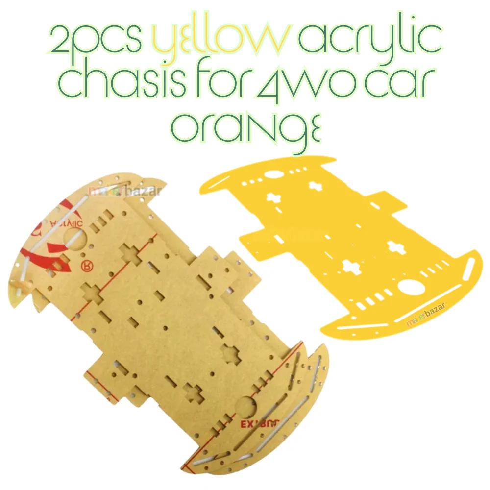 [Only Chassis] Smart Robotic Car Acrylic Chassis - Image 13