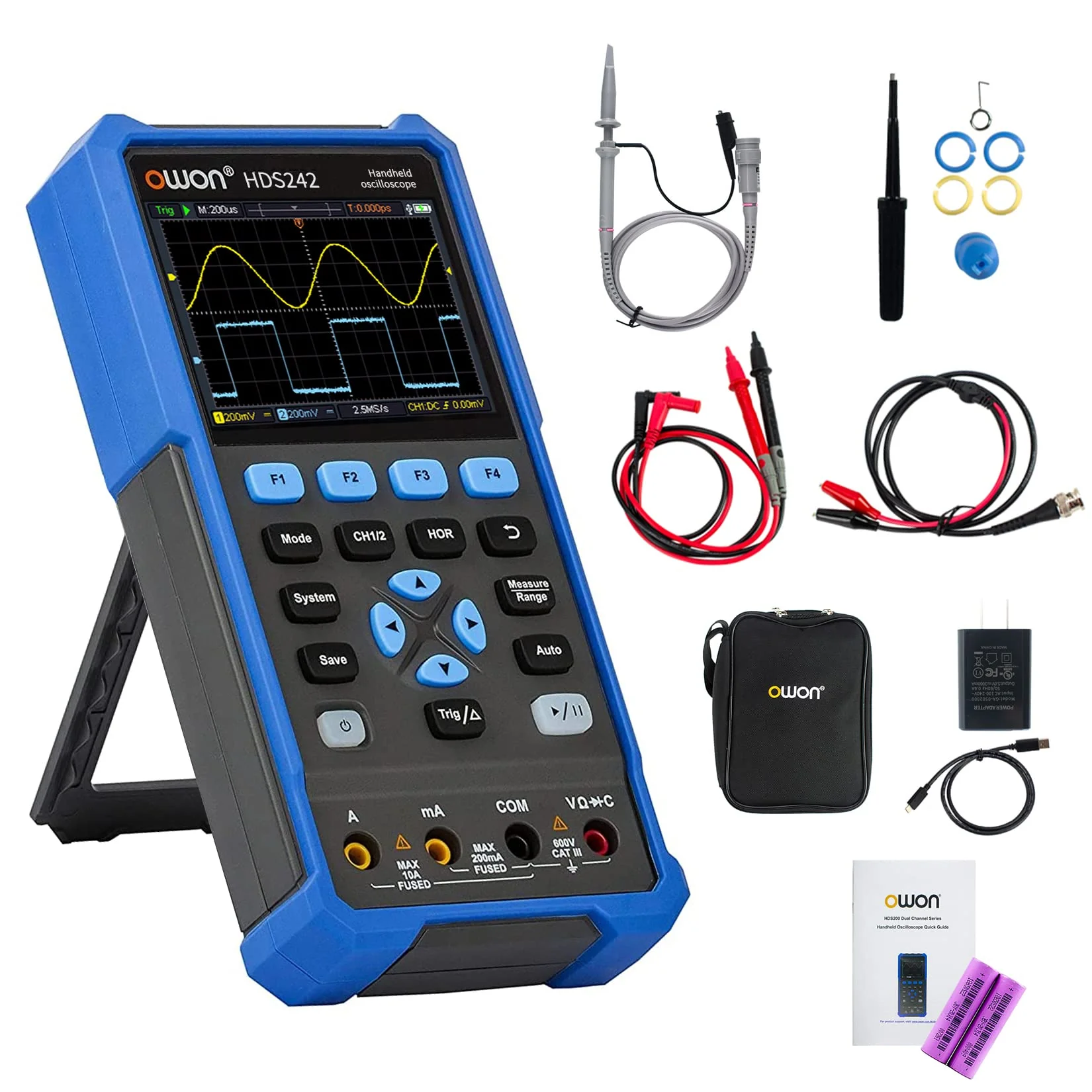Owon: HDS242 40Mhz Handheld Digital Oscilloscope - Image 3