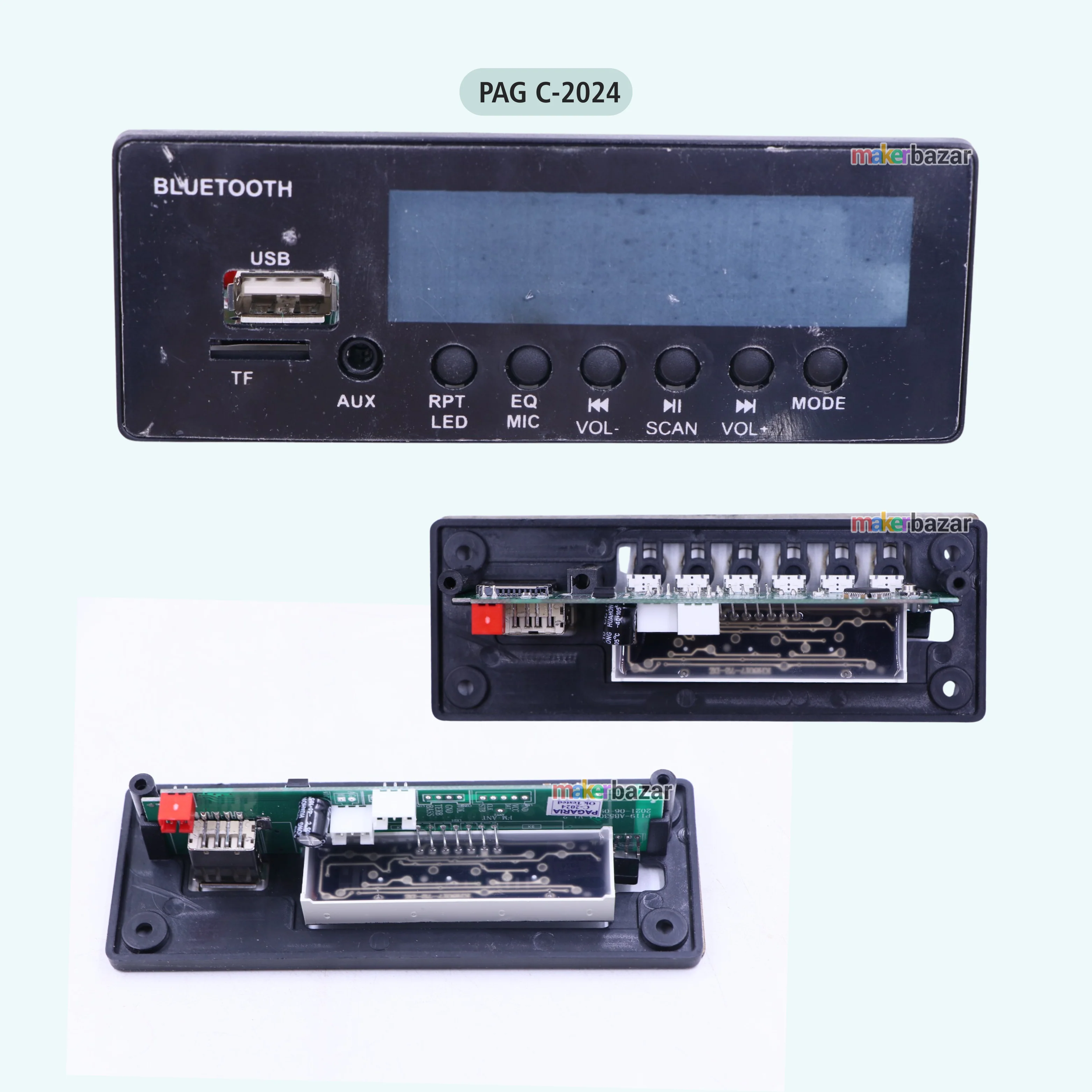 Pagaria Music Player Audio Decoder Module with Frame + Display - Image 4