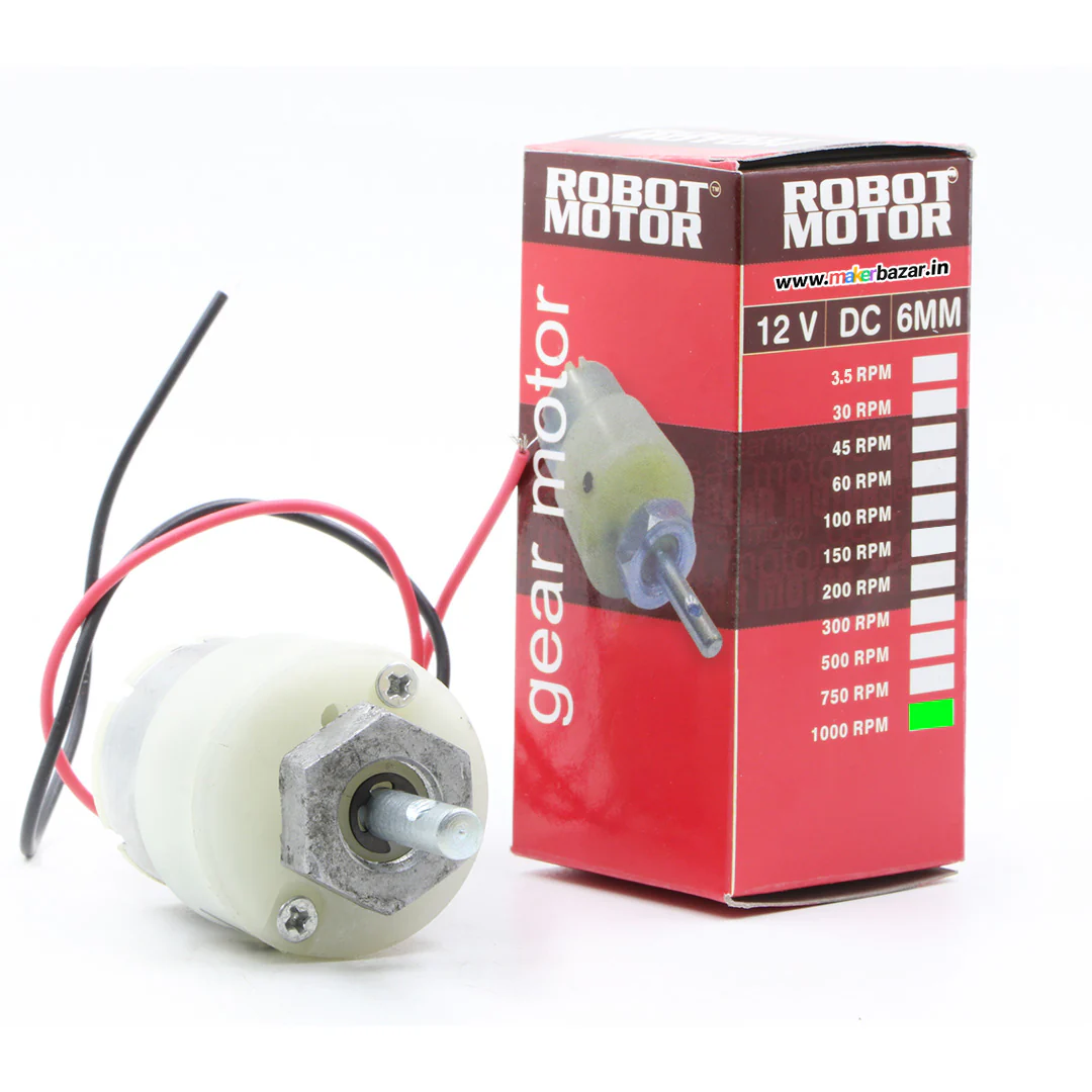 Premium White: 12V Centre Shaft DC Geared Motor - Image 14