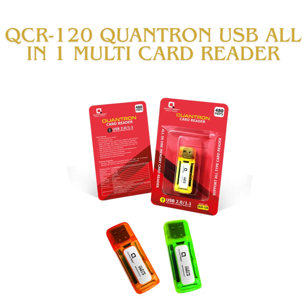 Quantron: QCR USB Memory Card Readers for Mobile/Desktop - Image 3