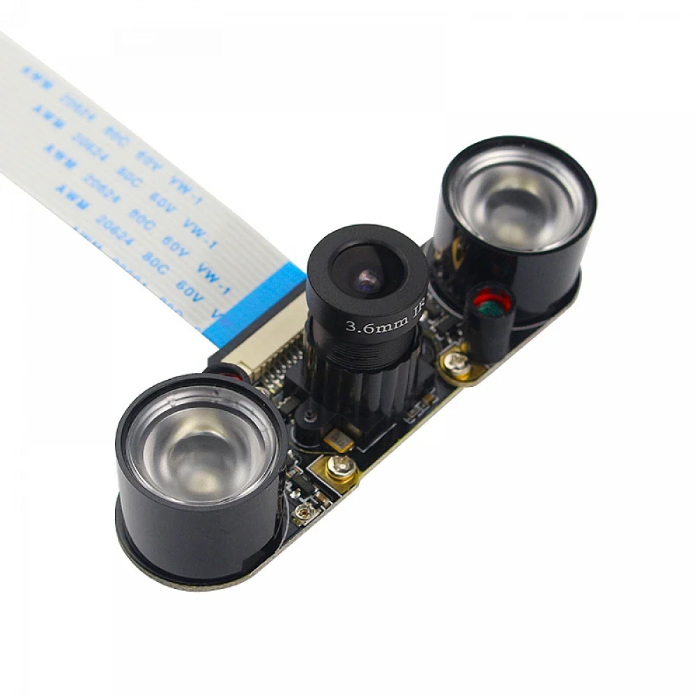 Raspberry pi 4B/3B+/Zero/WH Infrared Focus Adjustable Night Vision Camera with Bracket and Screwdriver - Image 2