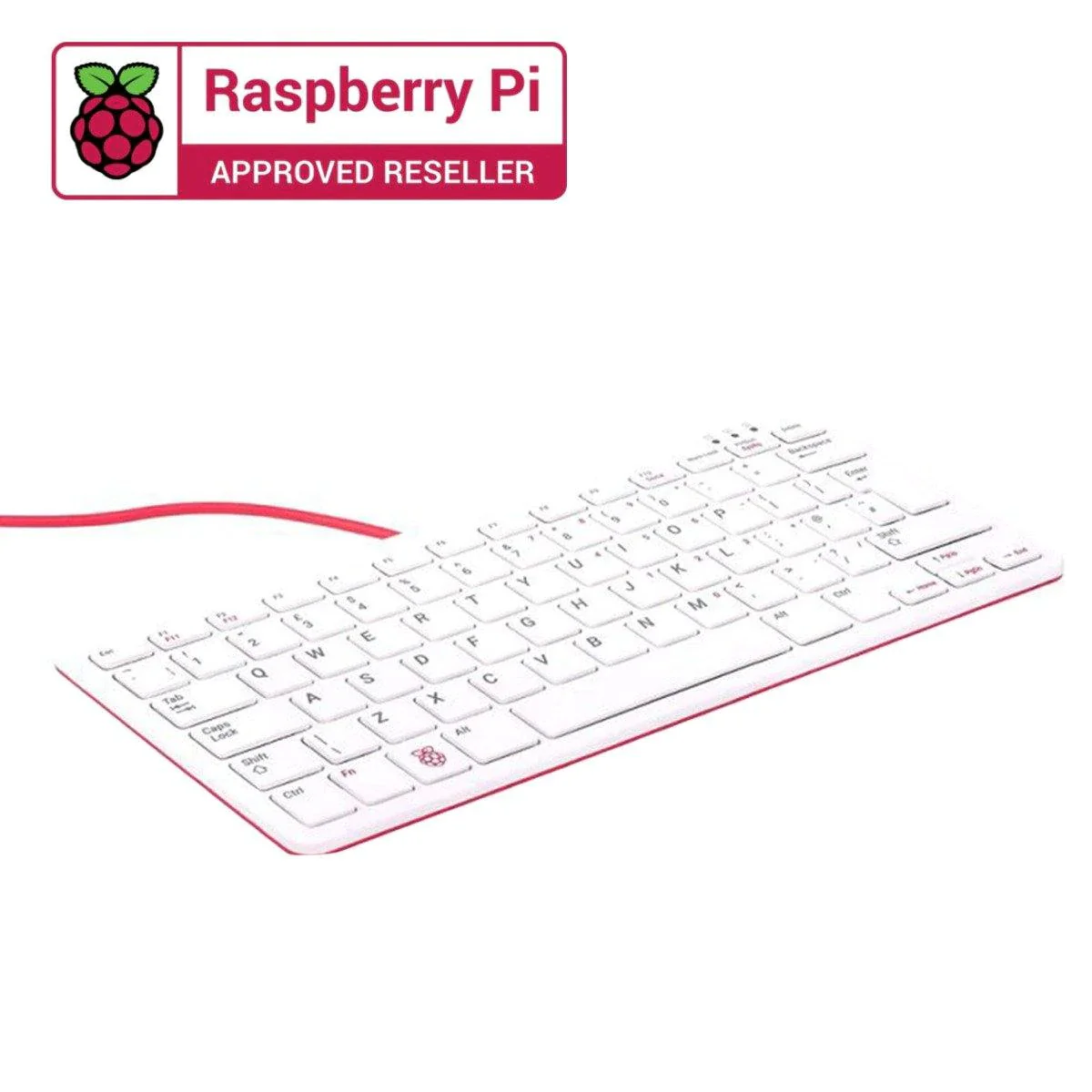 Raspberry Pi Official Keyboard - Red/White - Image 2