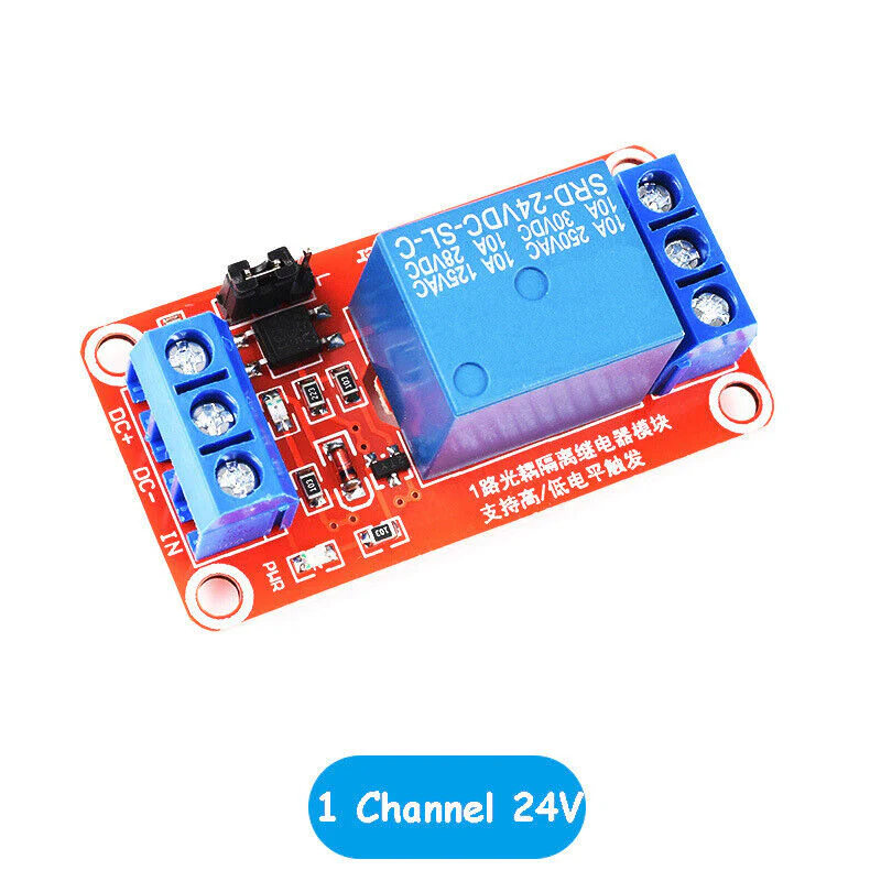 Red Relay Board Module with High/Low Level Trigger Optocoupler - Image 11