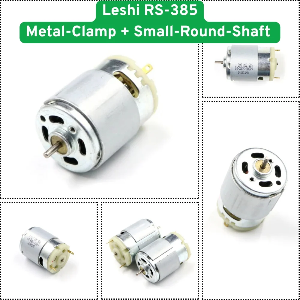 Leshi RS-385 DC Small Shaft Motor 6V-12V - Image 3