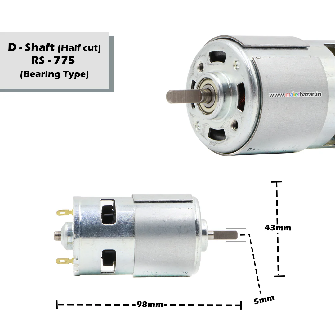 12VDC 775 Motor - Image 13