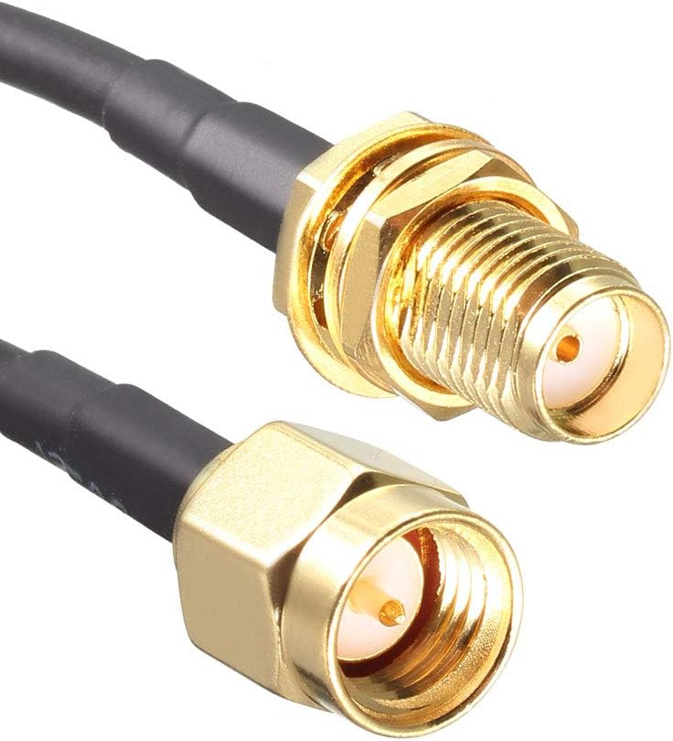 SMA to SMA RG-174 Low Loss Coaxial Jumper RF Antenna Wifi Router Cable - Image 3