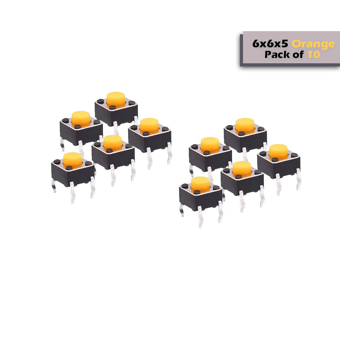 6x6mm DIP Mini Tactile Push Button Switch - 4Legs - Image 24