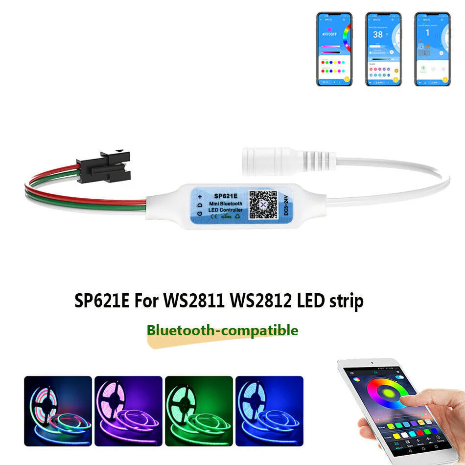 SP-Series Mini Bluetooth LED Strip Controller App Based Module - Image 6