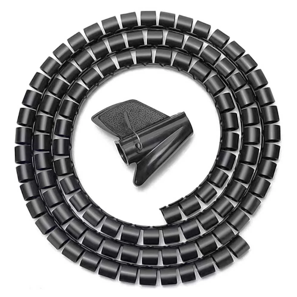 1.5M Spiral Cable Organizer Wrap with Clip - Image 3