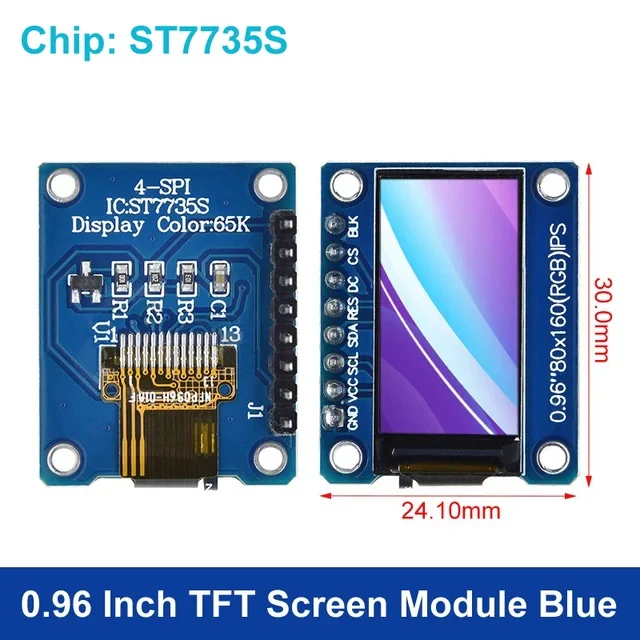 ST7735/ST7789 TZT TFT Display SPI HD Colour Screen - Image 2