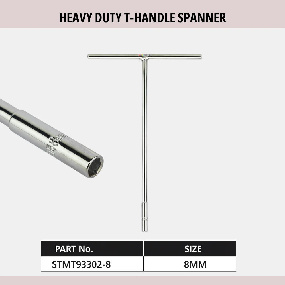 Stanley Heavy Duty T-Handle Spanner Set /Socket Wrench - Image 2