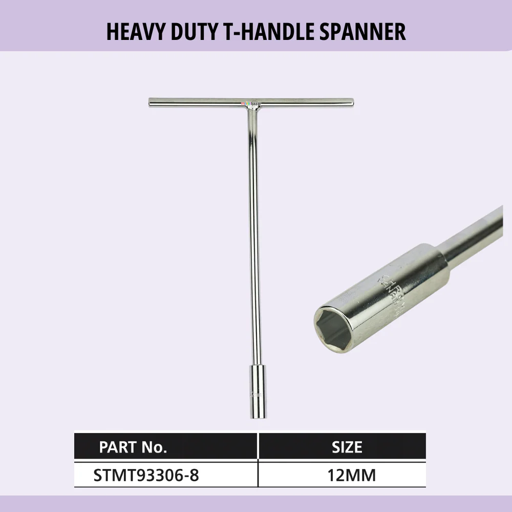 Stanley Heavy Duty T-Handle Spanner Set /Socket Wrench - Image 6