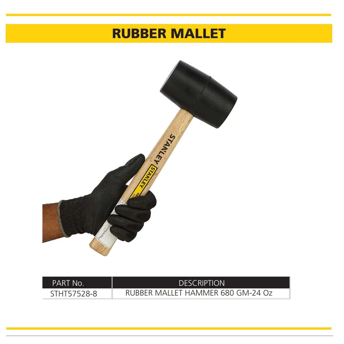 Stanley: Rubber Mallet Hammer - Image 3