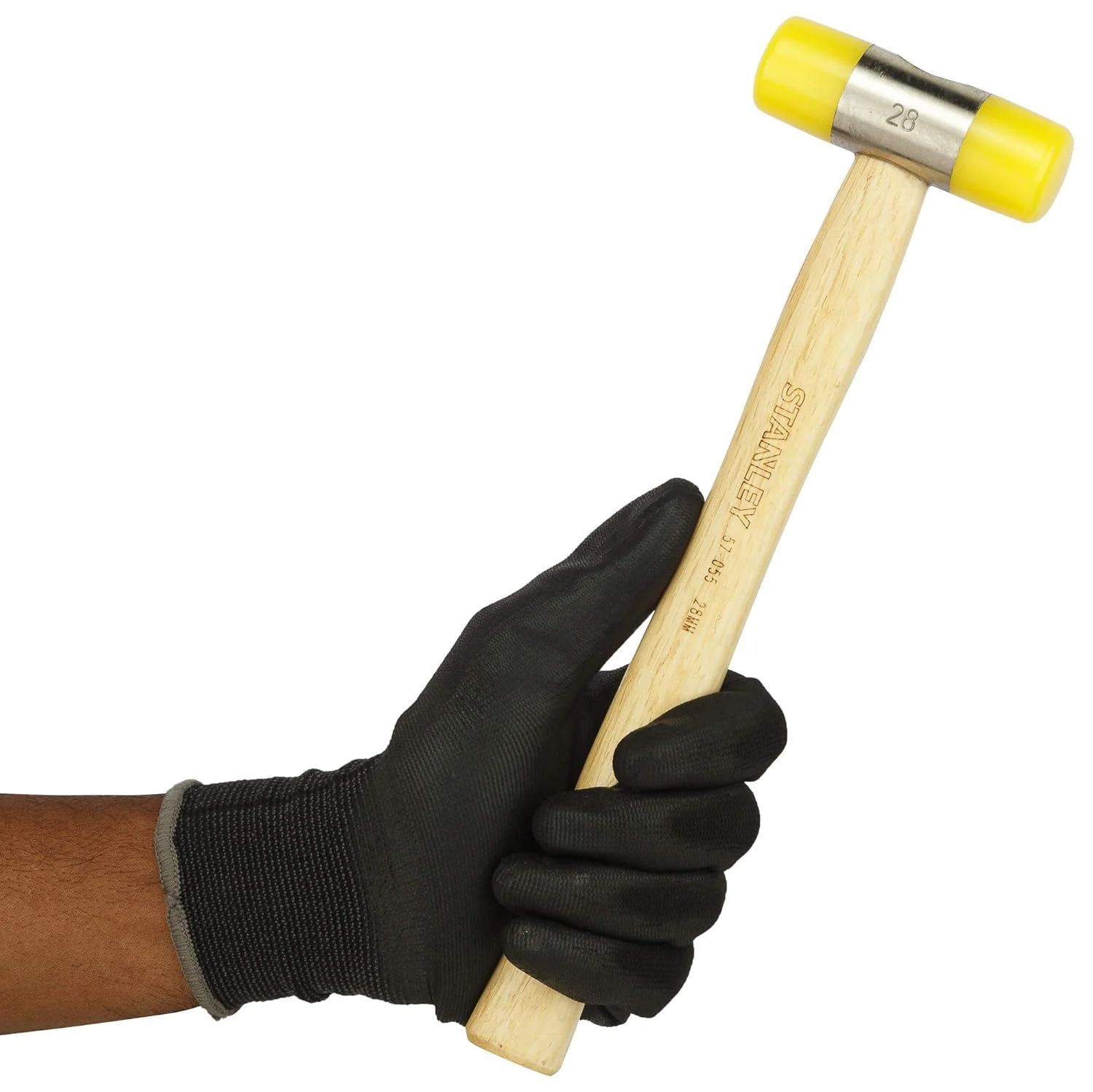 Stanley Heavy-Duty Soft-Face Mallet Hammers with Wooden Handle - Image 3