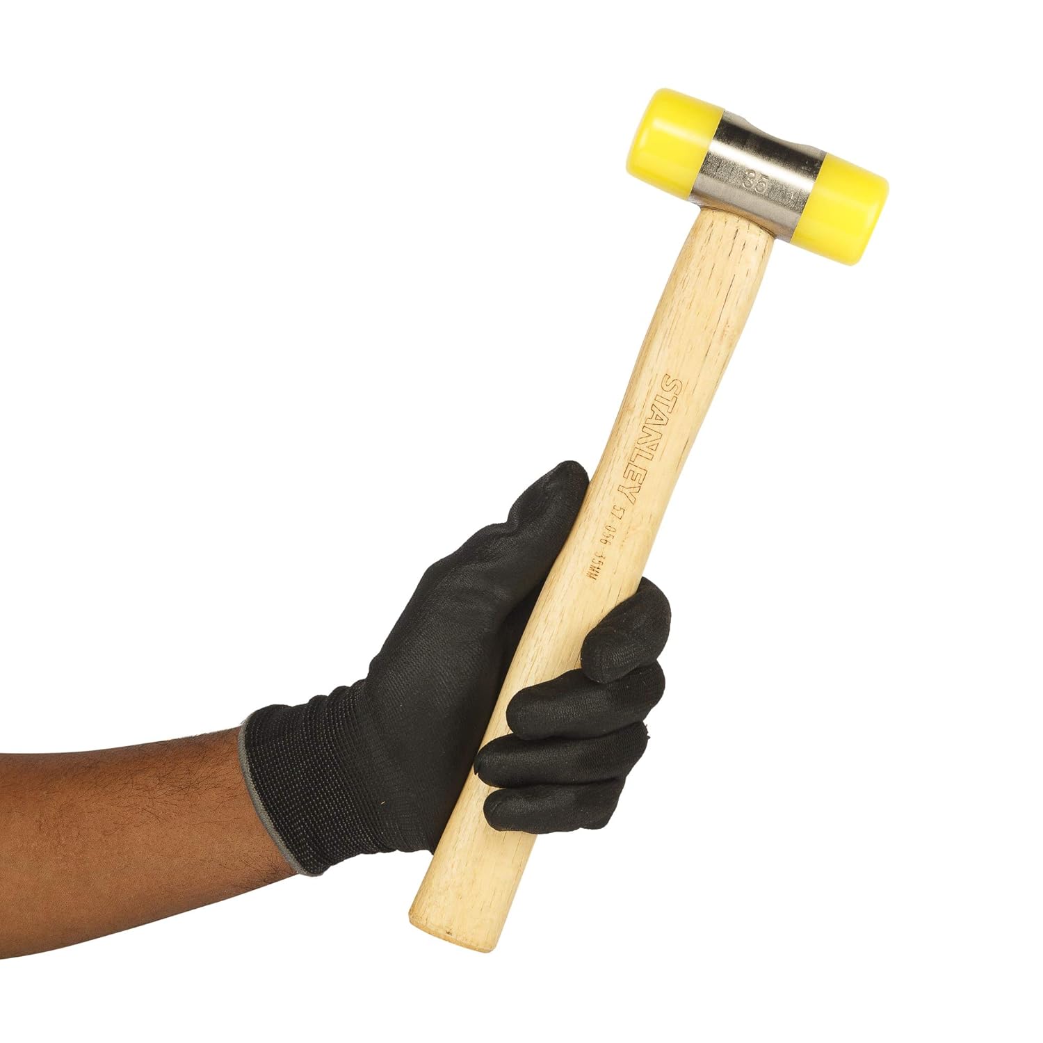 Stanley Heavy-Duty Soft-Face Mallet Hammers with Wooden Handle - Image 4