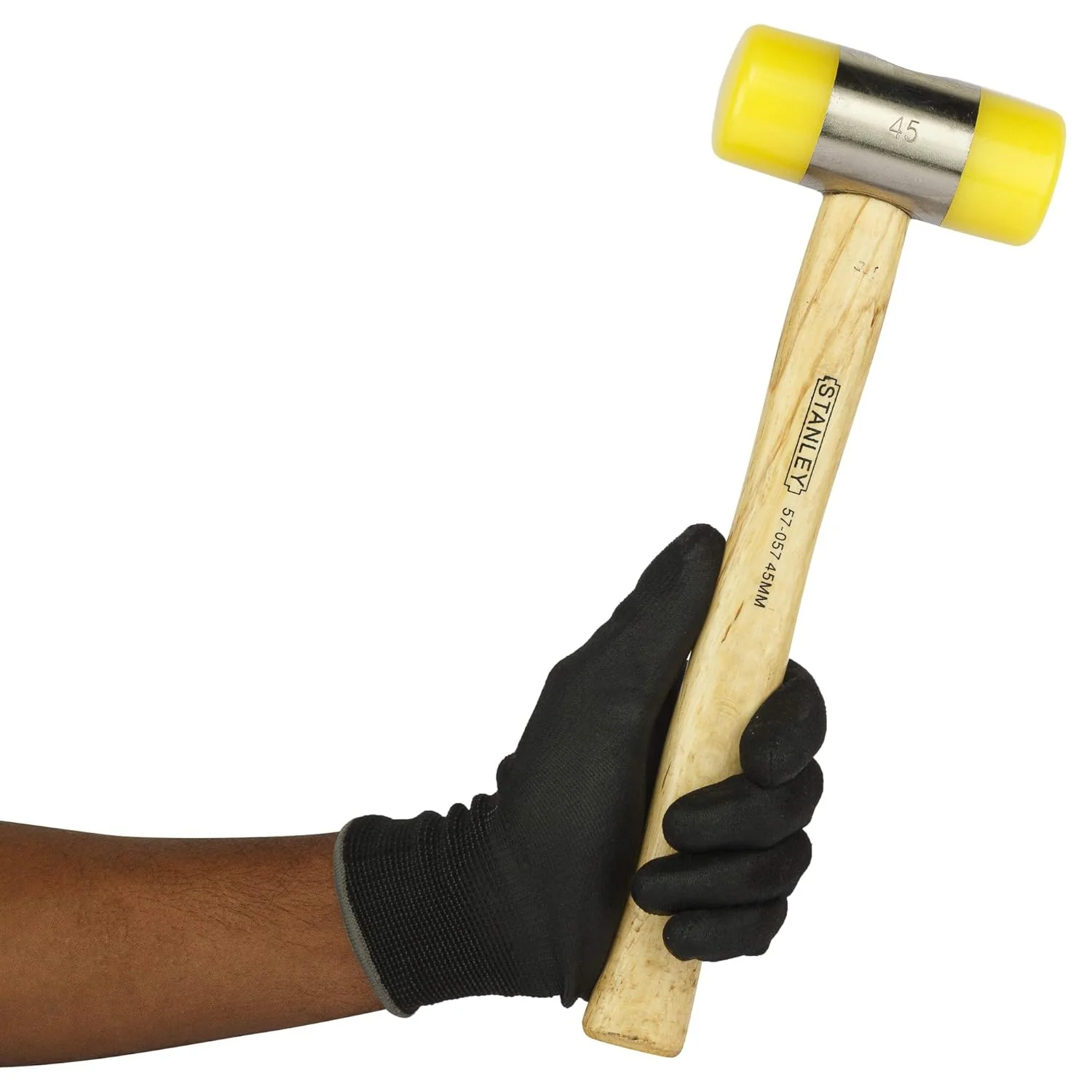 Stanley Heavy-Duty Soft-Face Mallet Hammers with Wooden Handle - Image 5