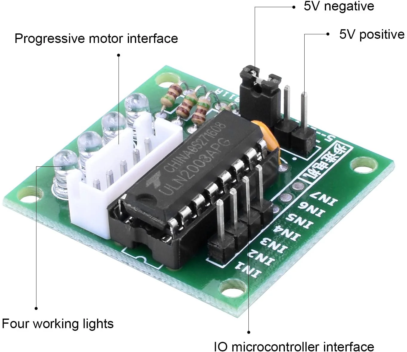 Stepper Motor 28BYJ-48 with Driver ULN2003 - Image 3