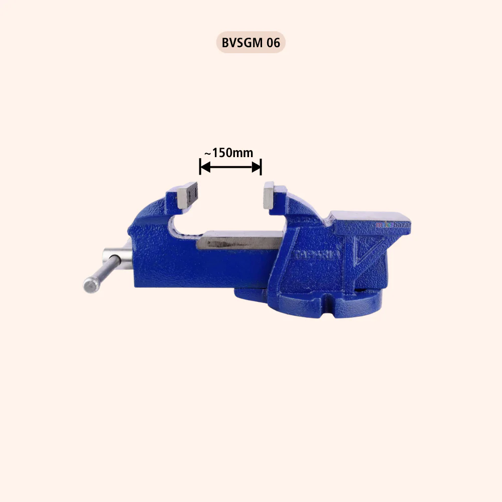 Taparia BVSGM Bench Vice Fixed Base – Heavy Duty - Image 9