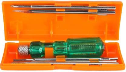 Taparia C-812 Screw Driver Set with Neon Bulb
