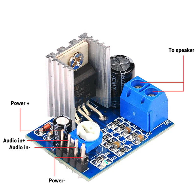TDA2030 TDA2030A 6-12V 18W Audio Amplifier Module - Image 4