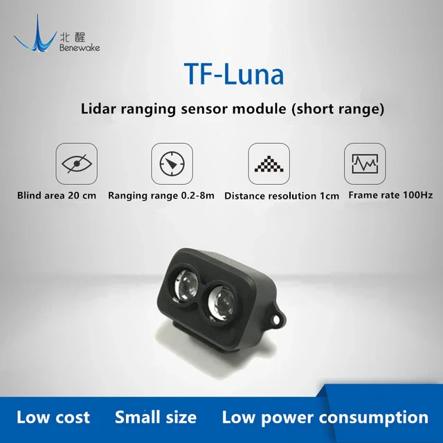 TF-Luna ToF LiDAR Module - 8 Meters Distance Sensor - Image 4