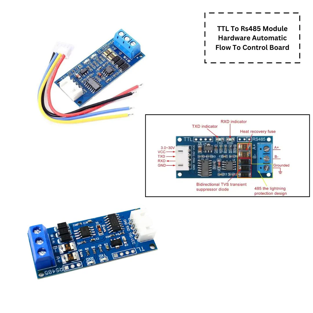 3.3V-5V TTL to RS485 Power Supply Converter Board Hardware Auto Controllers - Image 2