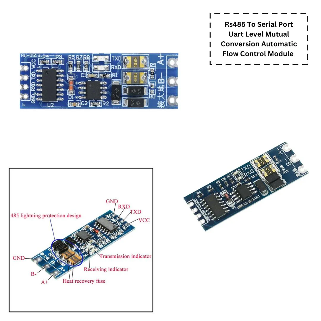3.3V-5V TTL to RS485 Power Supply Converter Board Hardware Auto Controllers - Image 4