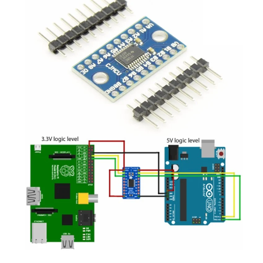 TXS0108E High Speed Full Duplex 8 Channel Logic Level Converter - Image 3