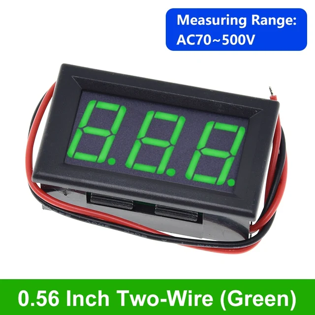 0.56inch Two-Wires LED Light Digital Voltmeter - Image 8