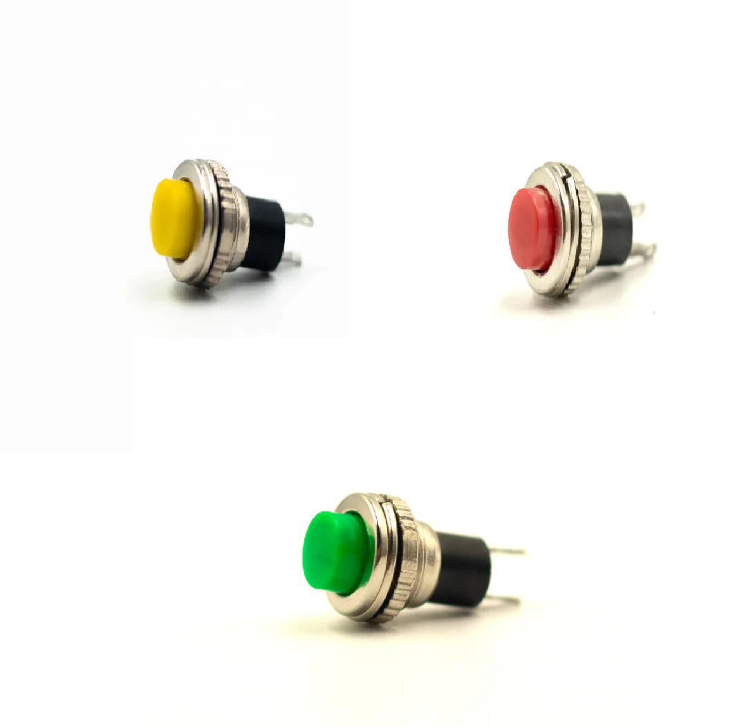 [Type 3] Momentary Switch Only Push Type (Half Metal Body) 25mmx12mm - Image 9