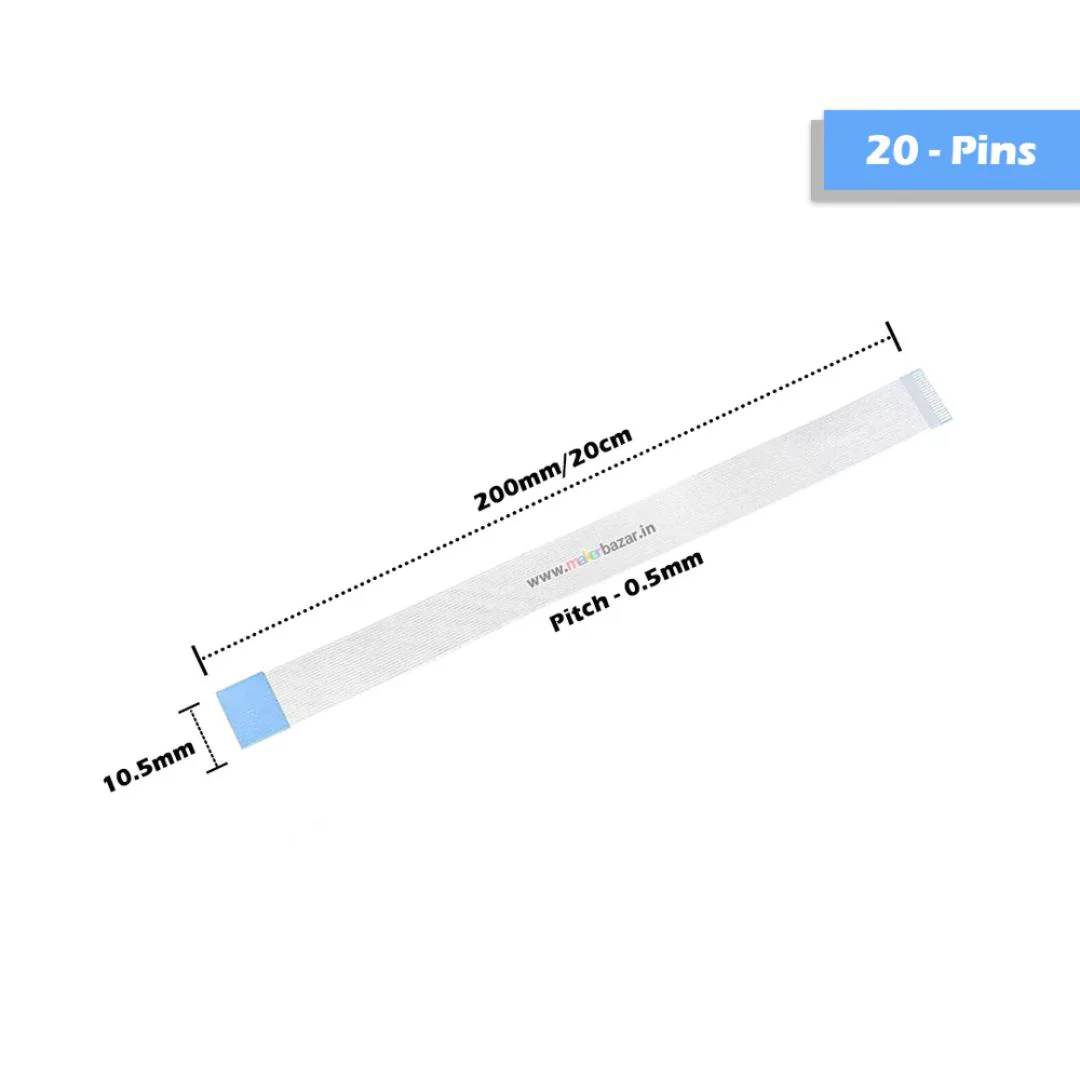 [Type-B] 0.5mm-Pitch FPC Reverse Ribbon Flexible Flat Cable - Image 10