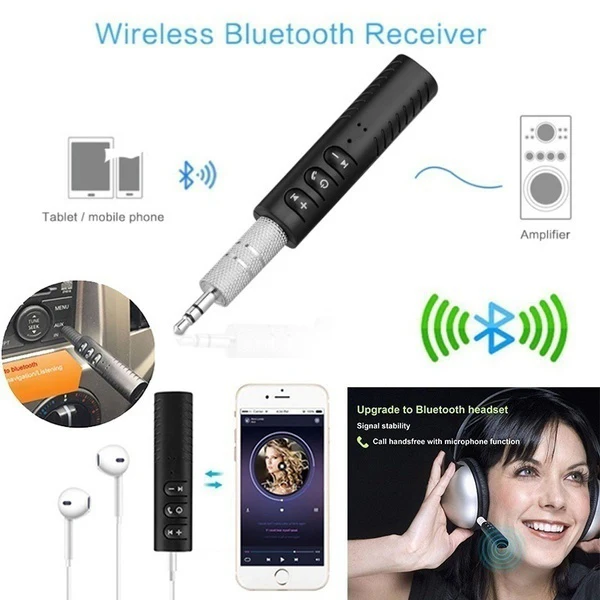 Universal 3.5mm Bluetooth Audio Wireless Receiver with Microphone for DIY/ Home/ Cars - Image 5