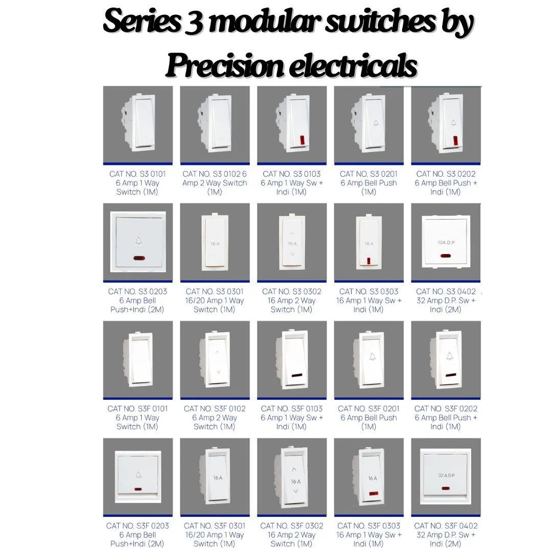 Universal Modular Electrical Switch Button