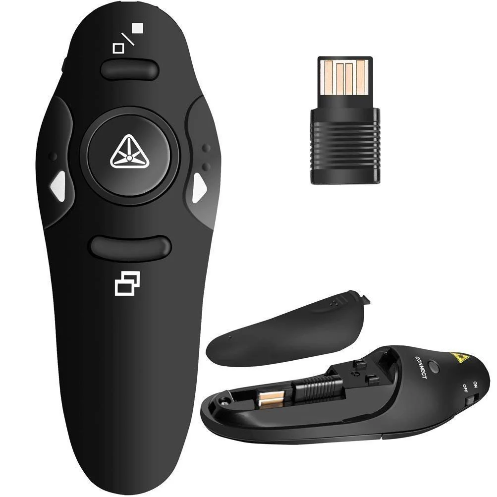 USB Wireless Remote Control Professional Laser Pointer Presenter Slide Changer Controller - Image 4