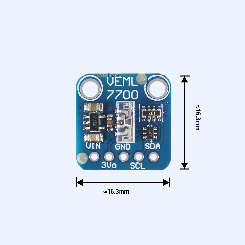 VEML7700 Ambient Light Sensor Module 16-Bit I2C 3.3V–5V - Image 5