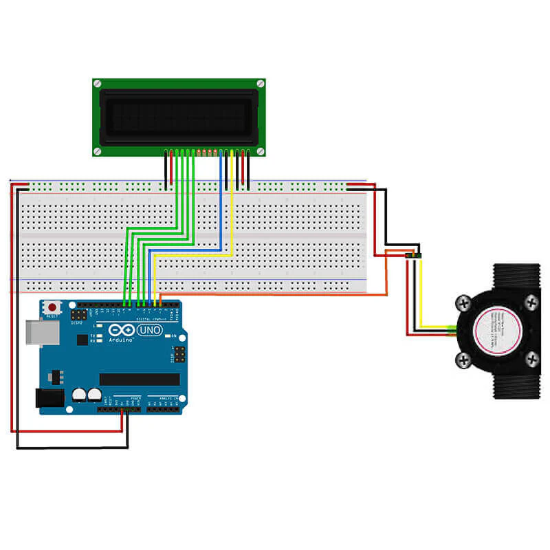 YF-S201 Water Flow Sensor Flow Meter - Image 4