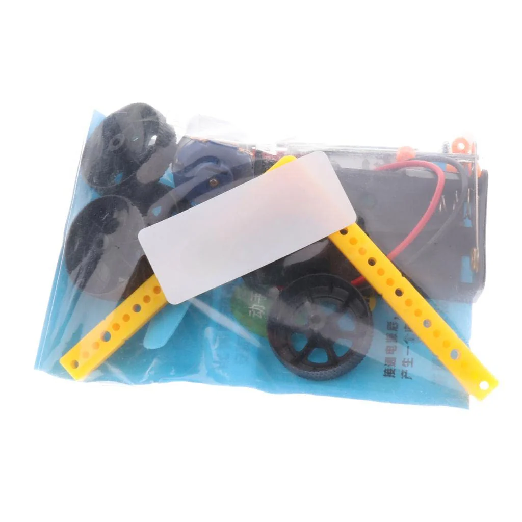 Wind-Powered Car Kit DIY Assembly Educational Toy - Image 2