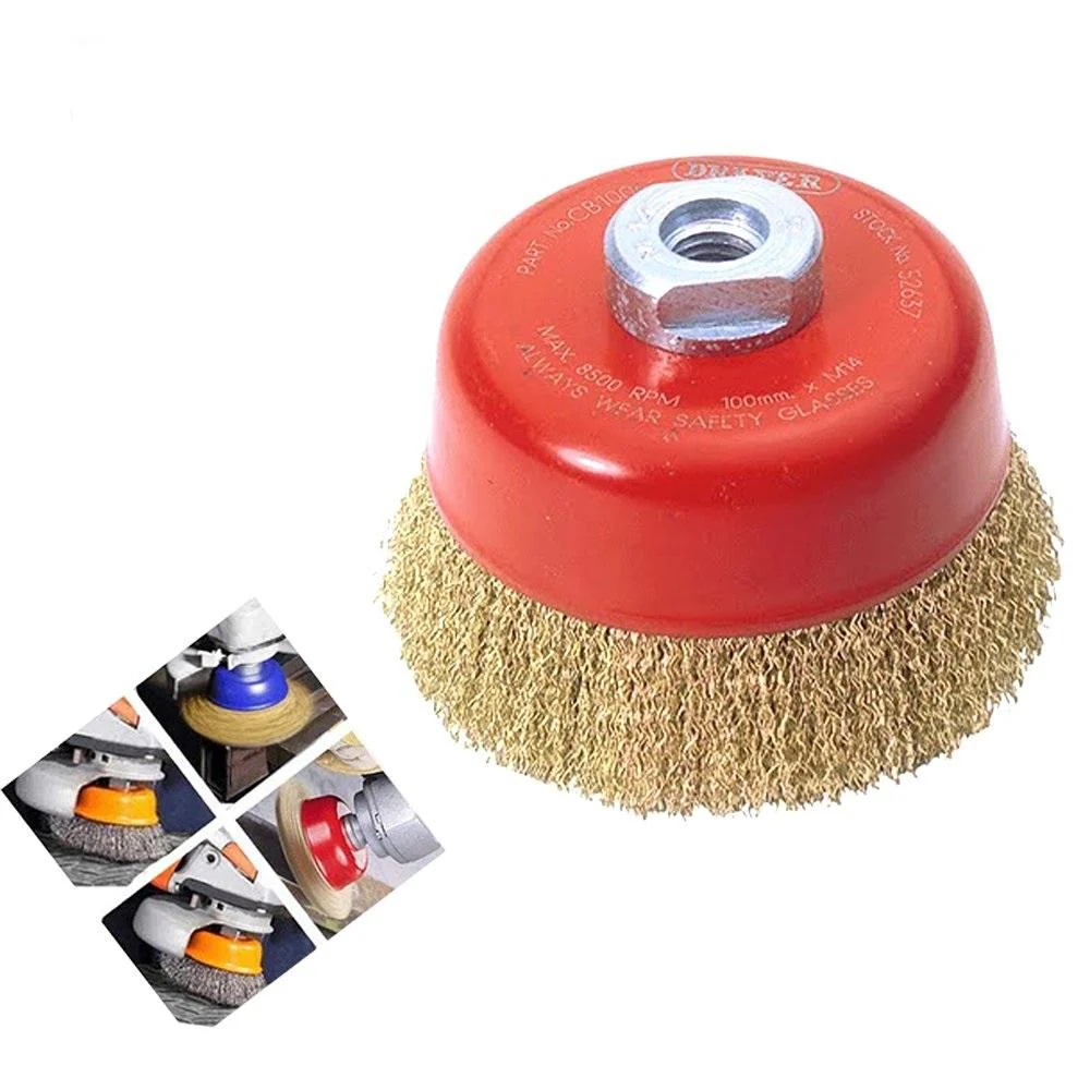 Wire Wheel Cup Brush (Gold) - Image 5