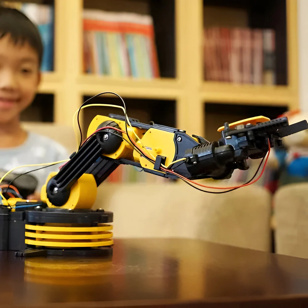 Remote-Controlled Robotic Arm Kit [Plastic Body] 15x9x6.3inch - Image 6