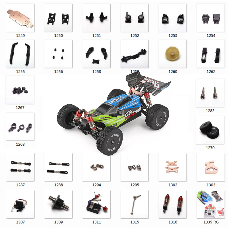 WLtoys 144001 1/14 RC Car Spare Parts - Image 2
