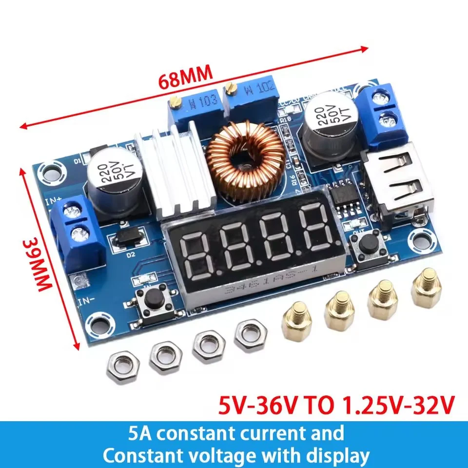 XL4015 5A DC-DC Step Down Adjustable Power Supply Buck Module - Image 16