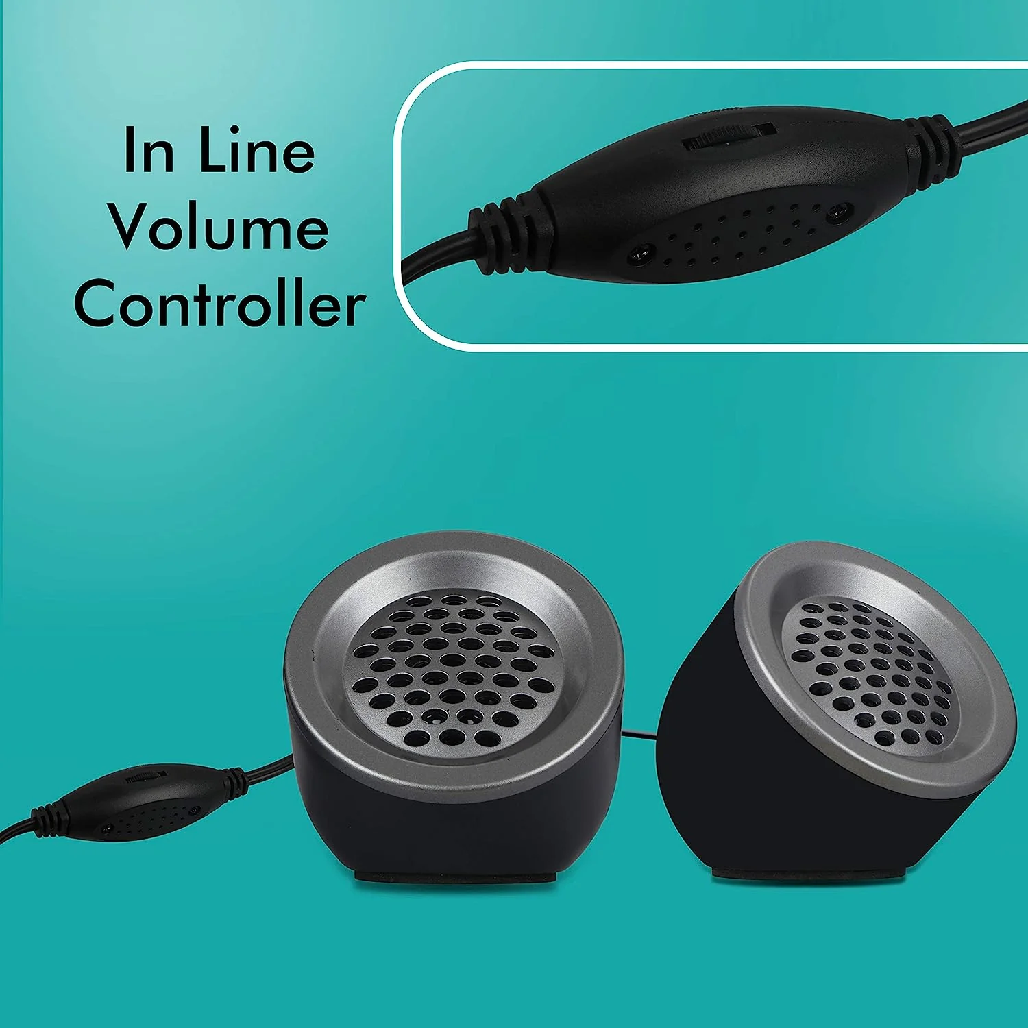 Zebronics: Zeb-Pluto 2.0 Multimedia Speaker with Aux Connectivity, USB Powered and Volume Control - Image 4