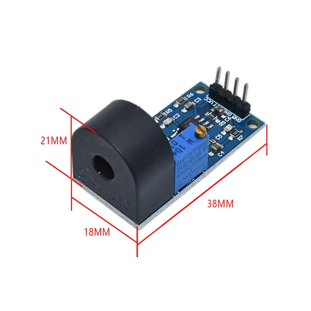 [Type 1] ZMCT103C 5A Range Single-Phase AC Current Transformer Sensor Module - Image 4